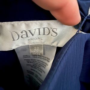 David’s Bridal Bridesmaid Dress